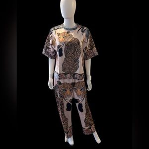 Nylon and Lycra mix fabric cord-set. Very classy and elegant.